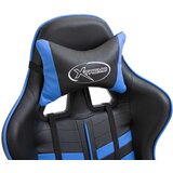vidaXL Gaming stol modro umetno usnje | Shoptok.si