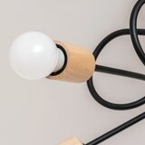  plafonski luster oxford 5xE27/15W/230V borovina/crna | Eponuda.com