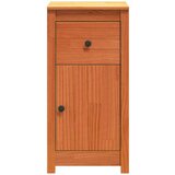  Strani šal Voskast rjav 39 x 34,5 x 80 cm Masivno borovo les, (5000107964) | Shoptok.si
