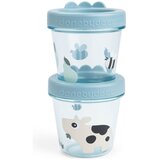 Done By Deer set od 2 kutije za grickalice tiny farm blue | shoptok.hr
