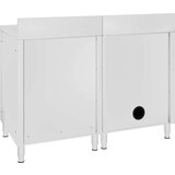  Komercijalni kuhinjski ormarić za sudoper čelični 120x60x96 cm | shoptok.hr
