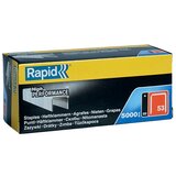 Rapid spajalice High Performance 53/8 (Dubina spojnice: 8 mm, Čelik, 5.000 Kom., Širina: 0,75 mm, Kutija) | shoptok.hr