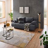 Time ZOFA S POSTELJNO FUNKCIJO, temno siva tekstil | Shoptok.si