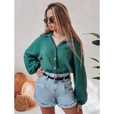 DStreet Koszula damska oversize muślinowa MUSLINEA zielona | Shoptok.si