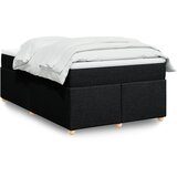  Krevet box spring s madracem crni 120 x 190 cm od tkanine | shoptok.hr