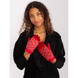 Wool Fashion Italia Gloves-AT-RK-2310.61-Red | Shoptok.si