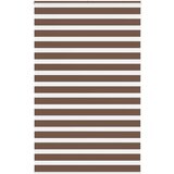 Zebra zavjesa Smeđa 140x230 cm Širina tkanine 135,9 cm Poliester Cene