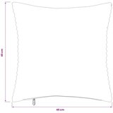  Presvlaka za jastuk 2 pcs HEERLEN Antracit 45 x 45 cm Kord - Antracit 45 x 45 cm 2 | shoptok.hr