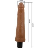 Pretty Love Waldorf Sliding Skin Vibrator 25cm Brown | Shoptok.si
