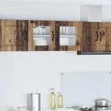  Zidni stakleni ormarić PORTO Staro drvo 80 x 31 x 40 cm | Eponuda.ba