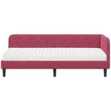 Kutni okvir kreveta Vinska crvena 80 x 200 cm Baršun | Eponuda.com