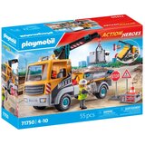 Playmobil Action Heroes - 71750 Baustellen-LKW mit Kran - 1 k. Cene