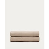 Kave Home Svetlo rjavo bombažno prešito pregrinjalo 180x260 cm Isor – | Shoptok.si