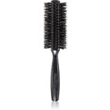 Janeke Black Line Tumbled Wood Hairbrush Ø 55mm okrogla krtača za lase z najlonskimi in prašičjimi ščetinami 1 kos Cene