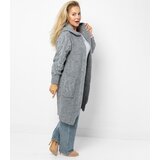 Pri Cardigan Long Chunky Braid Wool Sweater | shoptok.hr