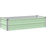  Povišeni vrtni krevet Pastelno zelena 100 x 40 x 24 cm | shoptok.hr