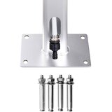  Vrtni tuš sa smeđom bazom 220 cm aluminijski | Eponuda.com