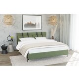 Ropez Zelena oblazinjena zakonska postelja z letvenim dnom 140x200 cm Tulsa – | Shoptok.si