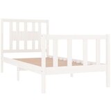  Okvir za krevet masivno drvo bijeli 90x190 cm 3FT jednokrevetni | shoptok.hr