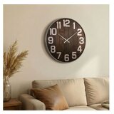 WALLXPERT dekorativni metalni zidni sat antique medium walnut | Eponuda.com