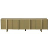 WOOOD Žuta TV komoda od masivnog bora 200x53 cm Basu – Cijene