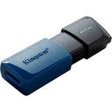 Kingston USB disk 64GB DT Exodia M, 3.2 Gen1, črno moder, drsni priključek, (700156) | Shoptok.si