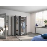 Rauch Möbel OMARA S KLASIČNIMI VRATI, siva, bela | Shoptok.si
