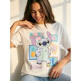 Sinsay Pamučna majica s printom Stitch | shoptok.hr