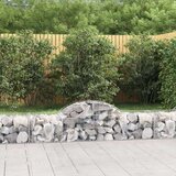  Lučne gabionske košare 12 kom 200x50x40/60 cm pocinčano željezo Cijene