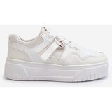 Boto Women's Platform Sneakers Made of White Synthetic Leather Moun | Shoptok.si