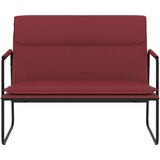  Klupa crvena boja vina 100x64x80 cm od umjetne kože | shoptok.hr