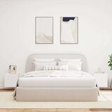  Zidni TV ormarići s LED svjetlima 2 kom bijeli 40 5x35x40 cm | shoptok.hr