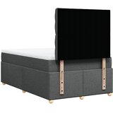  Krevet s oprugama i madracem tamnosivi 120 x 200 cm od tkanine | shoptok.hr