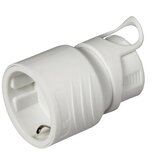 Commel Natikač šuko 16A 250V beli | Eponuda.com