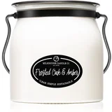 Milkhouse Candle Co. Creamery Frosted Oak & Amber dišeča sveča Butter Jar 454 g