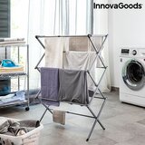 InnovaGoods Sklopivi i produživi metalni stalak za sušenje odjeće s 3 razine Cloxy (11 Bars) Cijene