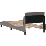  Okvir za krevet s uzglavljem smeđesivi 80x200 cm od tkanine | shoptok.hr