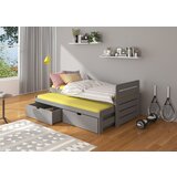ADRK Dvoposteljna otroka postelja TOMI z vzmetnicama 87 cm - SIVA | Shoptok.si