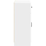  Kreveta s ladicama Bijela visokog sjaja 66 x 34,5 x 87 cm Slike
