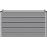  Povišeni vrtni krevet Siva 100 x 40 x 55 cm | shoptok.hr