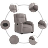  Naslonjač na podizanje od tkanine smeđesivi | shoptok.hr