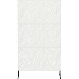  Zaslon za privatnost 100 x 50 x 180 cm Čelik Bijela | shoptok.hr