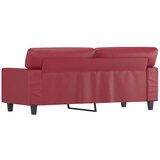  Dvosed vinsko rdeč 140 cm umetno usnje | Shoptok.si
