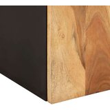 vidaXL Stenska kopalniška omarica 38x33x48 cm trden akacijev les | Shoptok.si