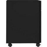 vidaXL Premična arhivska omara črna 30x45x59 cm jeklo | Shoptok.si