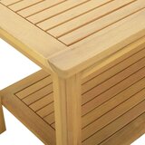  Bocni stol Prirodna nafta 70 x 40 x 45 cm Čvrsto drvo akacije - 70 x 40 x 45 cm Svijetli bagrem | shoptok.hr