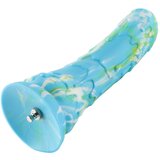 HiSmith HSA110 Melting Snow Curved Dildo KlicLok 9.41" Blue-Green Cene
