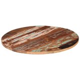  Okrogla mizna plošča 80 cm 25-27 mm trpredelan les | Shoptok.si