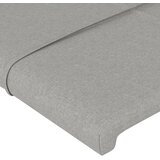  LED uzglavlje svjetlosivo 203 x 16 x 118/128 cm od tkanine | Eponuda.ba