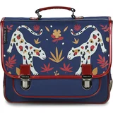 Caramel Cie Šolska torba CARTABLE 38 CM FLOWER PANTHER Večbarvna
